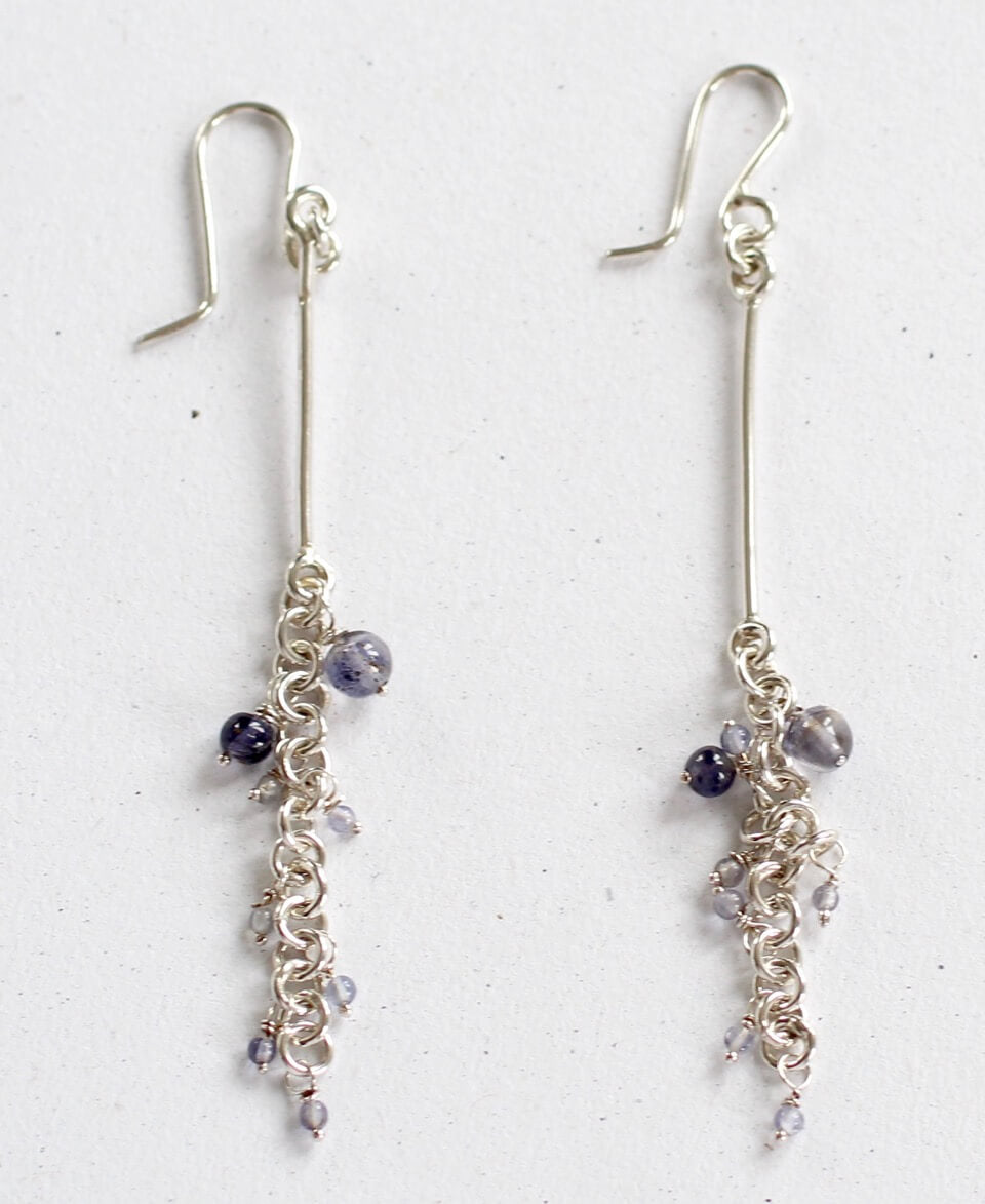 Iolite, Cordierite or Dichroite or even Water Sapphire. The stone I would use for giving direction, be it emotional or literal. It is calm, supporting and is supported by spirit and guiding angels. It has a powerful feeling of hope and opportunity.