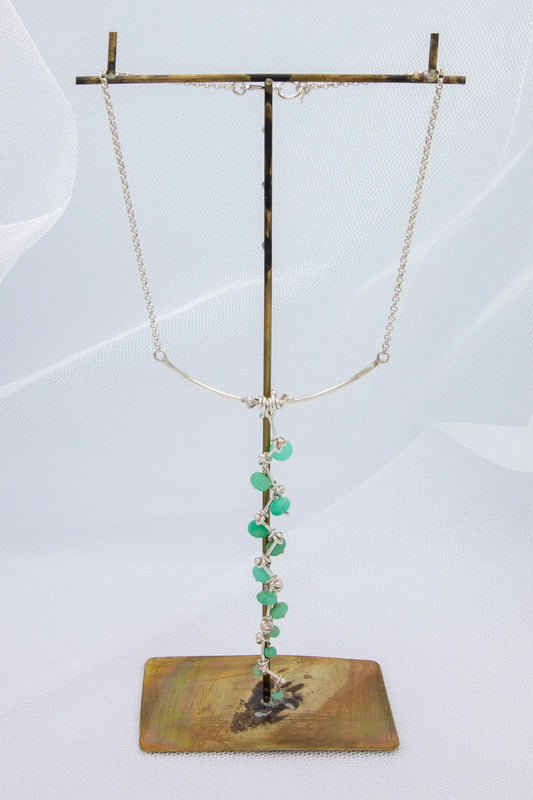 Chrysoprase and Silver