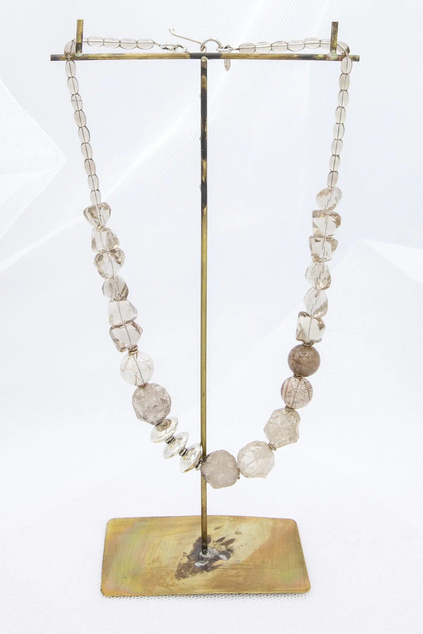 Smokey and Rutile Quartz necklace