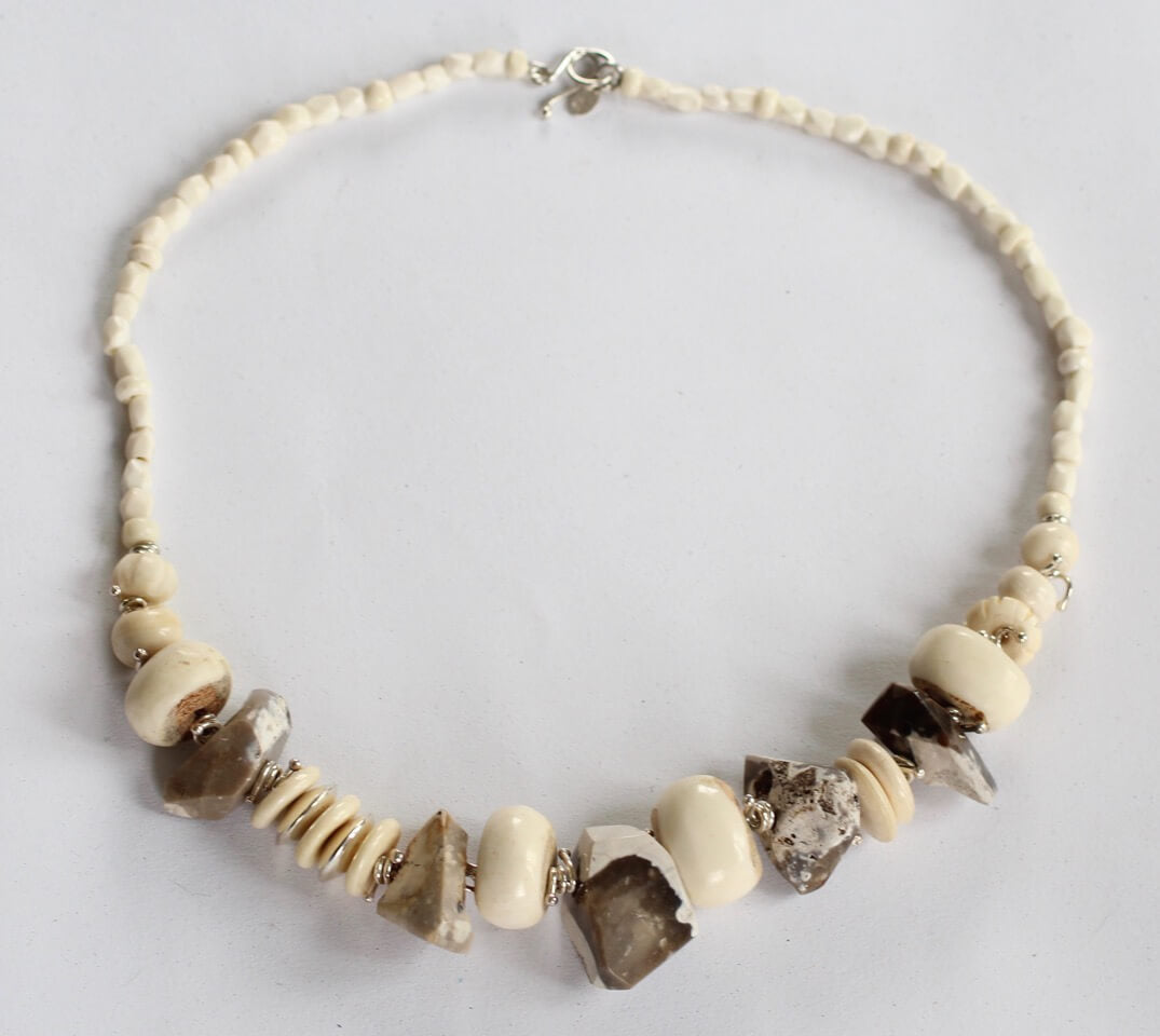Hampshire Flint, Cattle Bone and Silver